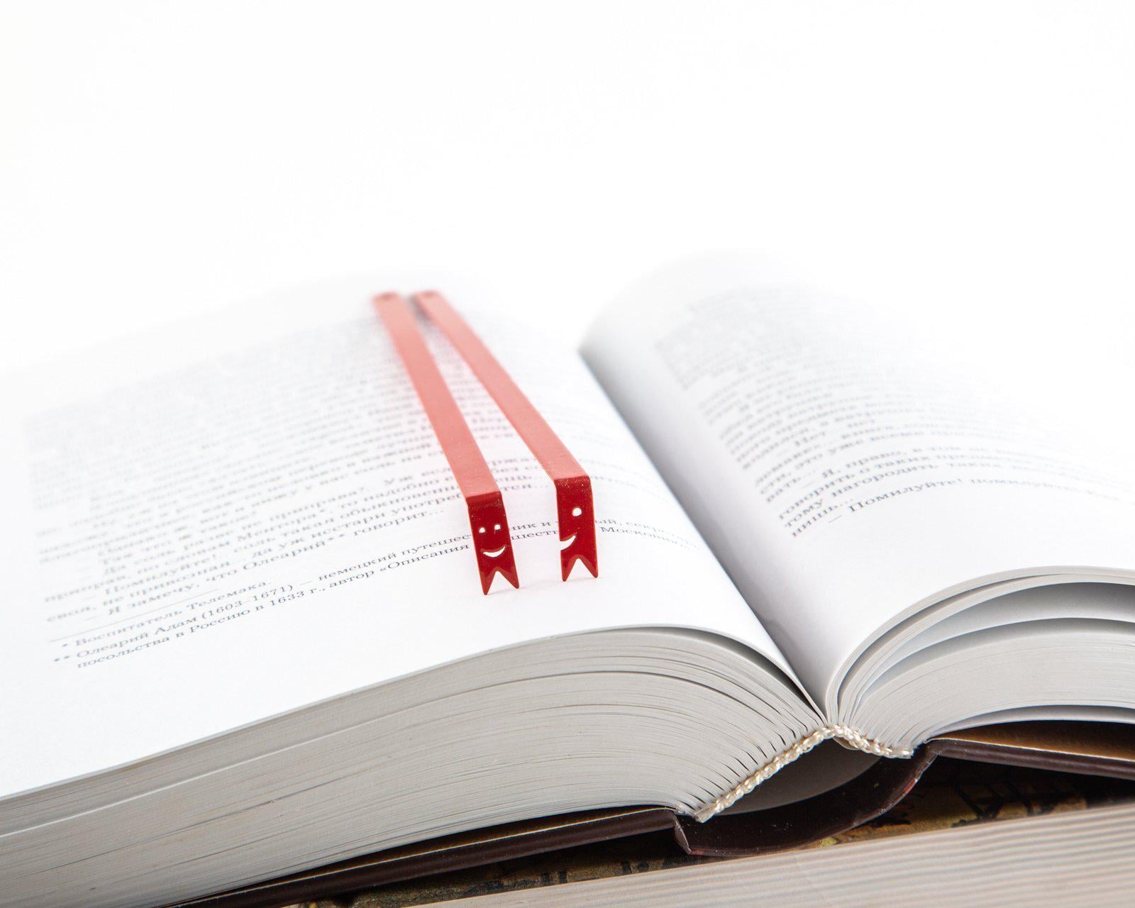 Комплект закладок для книг Ляссе усміхнені 2 шт. (sp6-2055743111238)