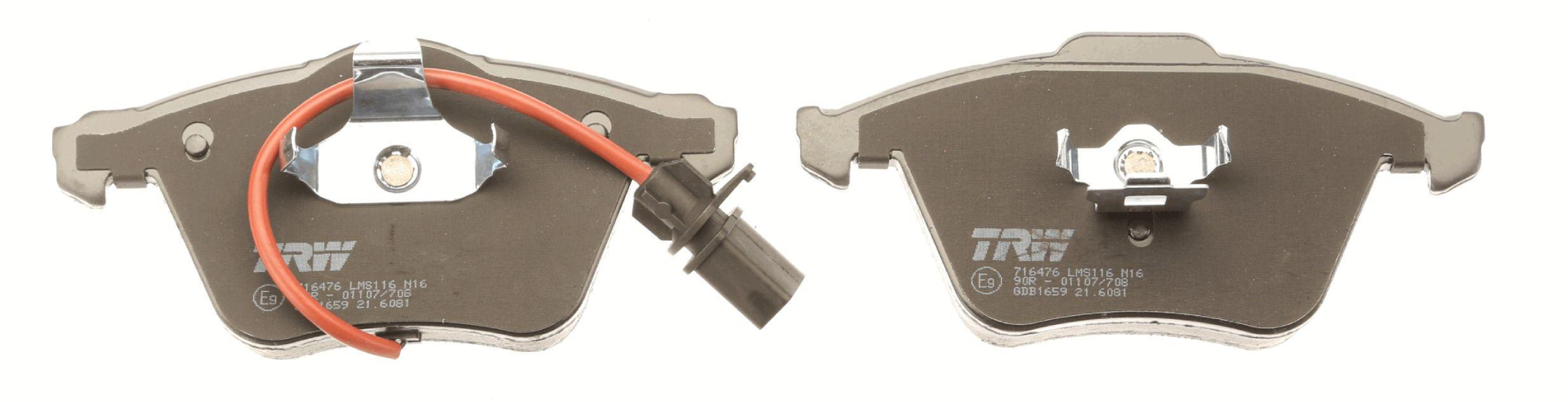 Комплект тормозных накладок для дисковых тормозов TRW GDB1659