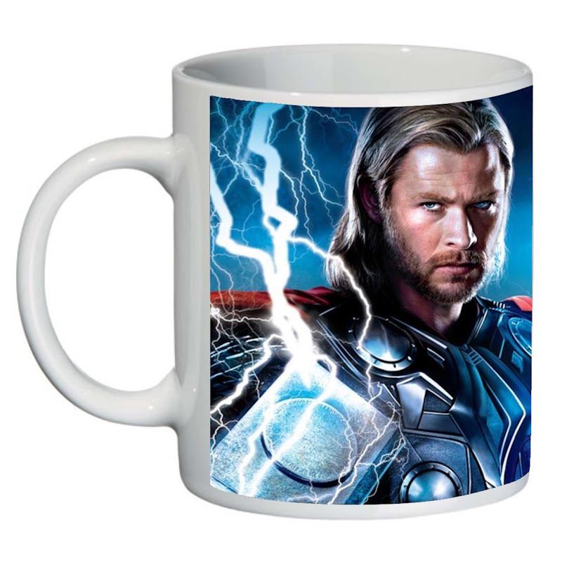 Чашка с принтом Тор марвел 001 (2404220305)