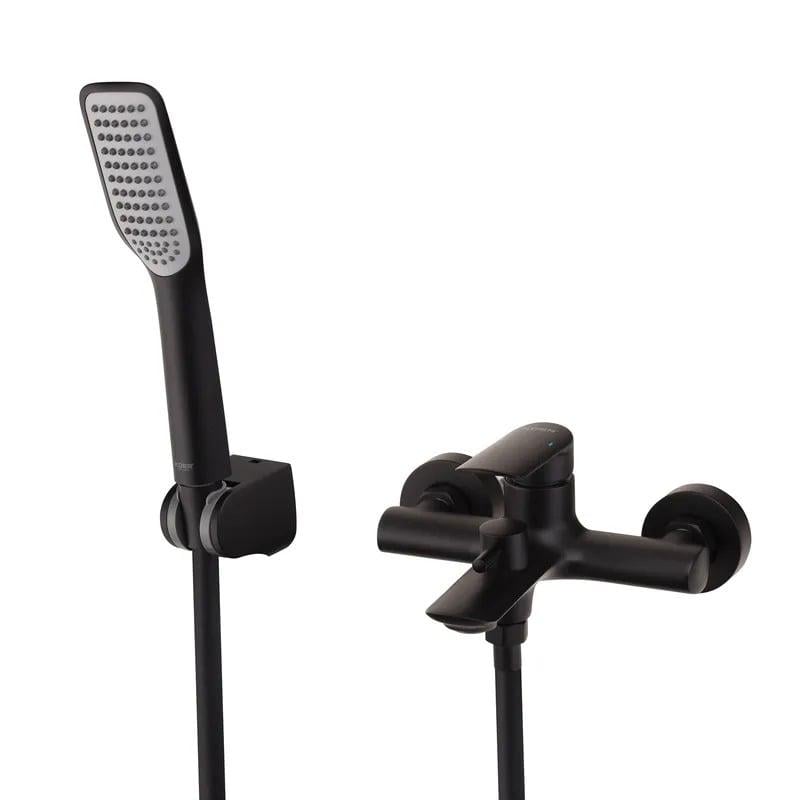 Смеситель для ванны KOER KB-40028-05 с коротким изливом Черный (KR5306)