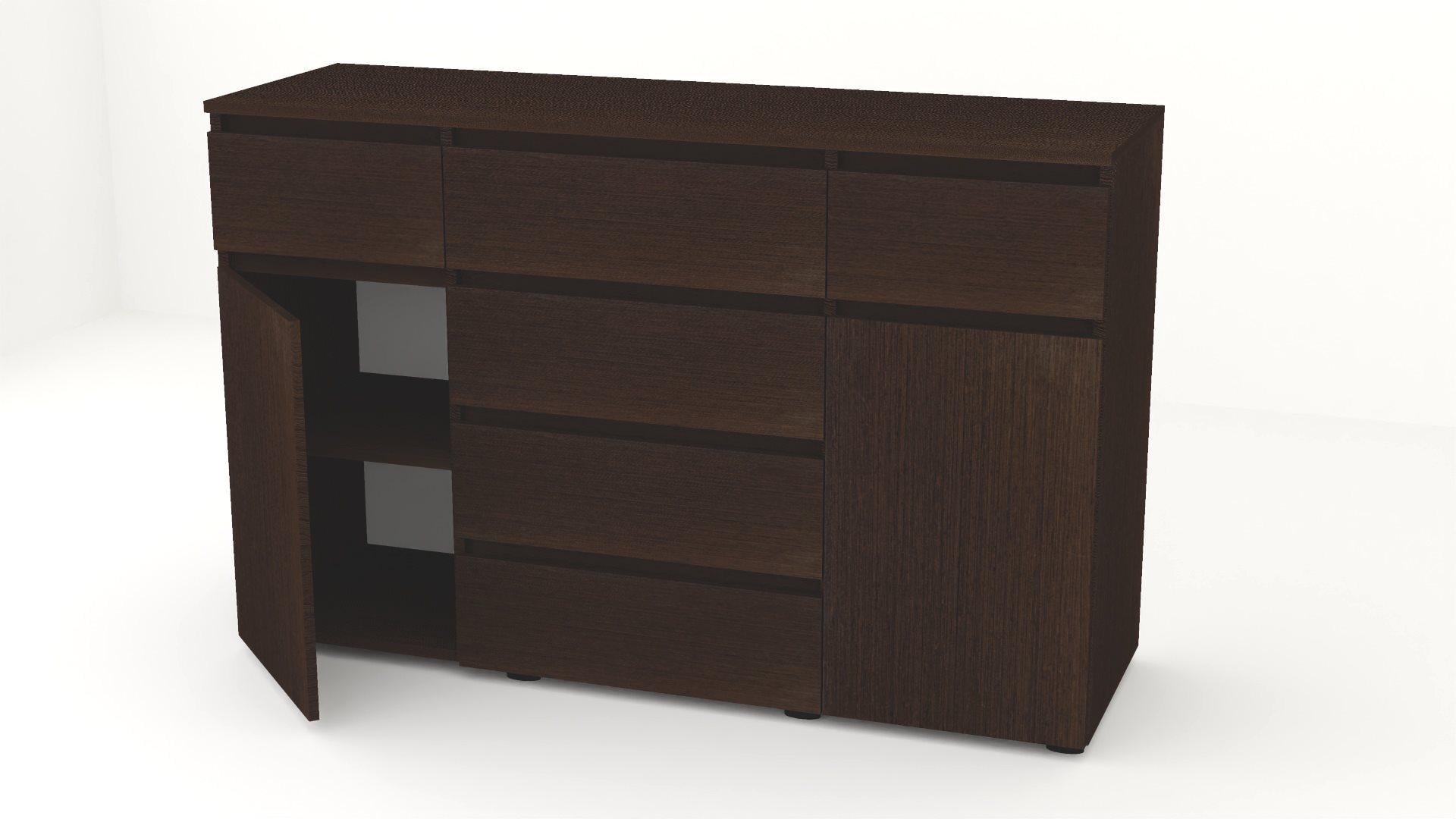 Комод Алекса СН-242/38 140х38х90 см Венге магия