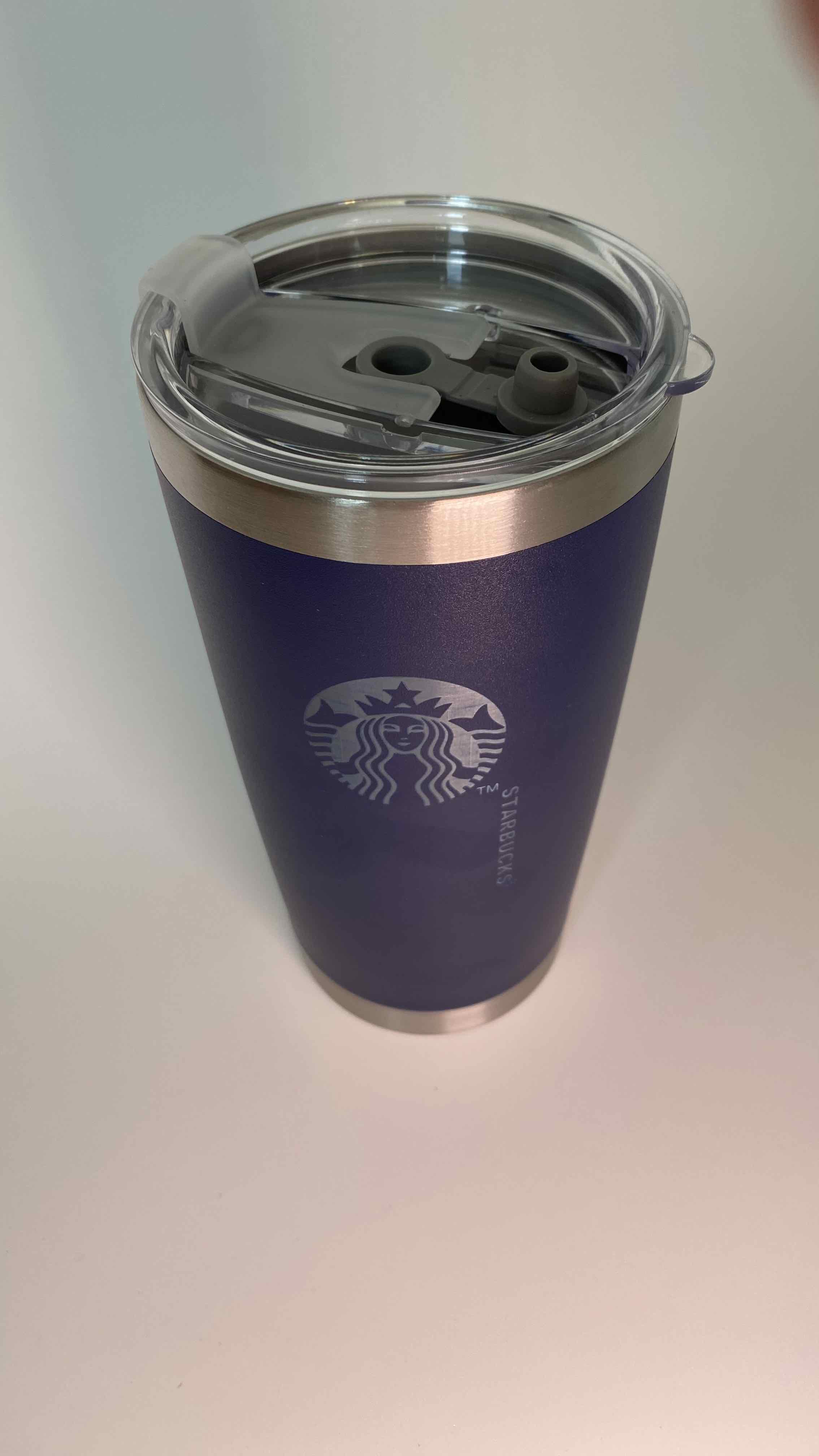 Термочашка Starbucks из нержавеющей стали герметичная крышка с вакуумной изоляцией 500 мл Midnight Blue (30124060)