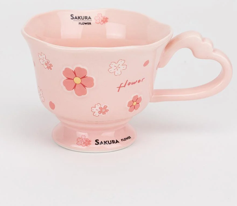 Чашка Modern Сакура 400 мл 2 комплекта Розовый