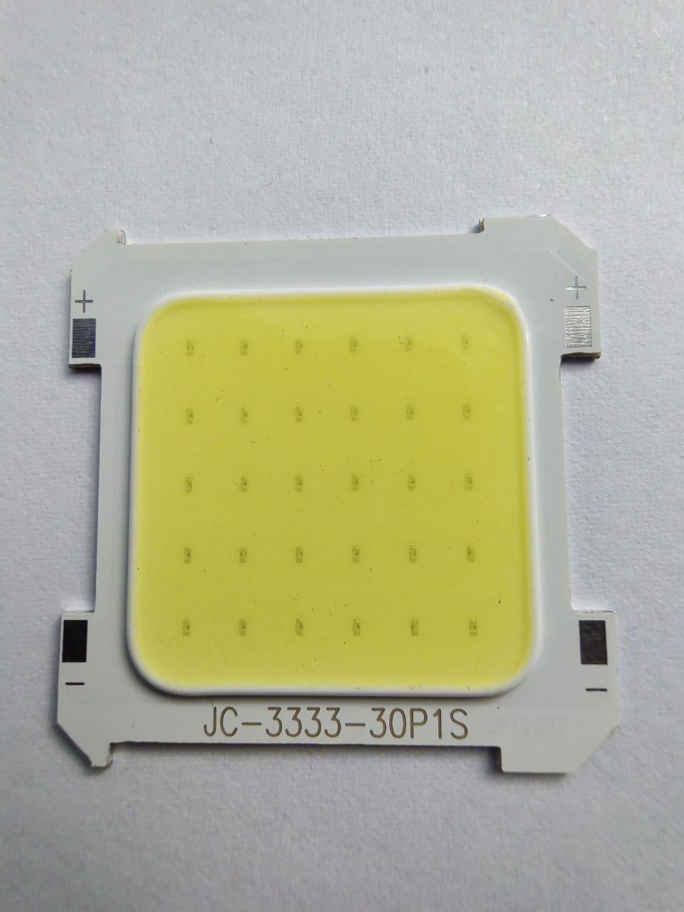 Світлодіодна COB панель JC-3333-30P1S 5W 500 Lm 3V 33x33 мм Холодний білий (186)