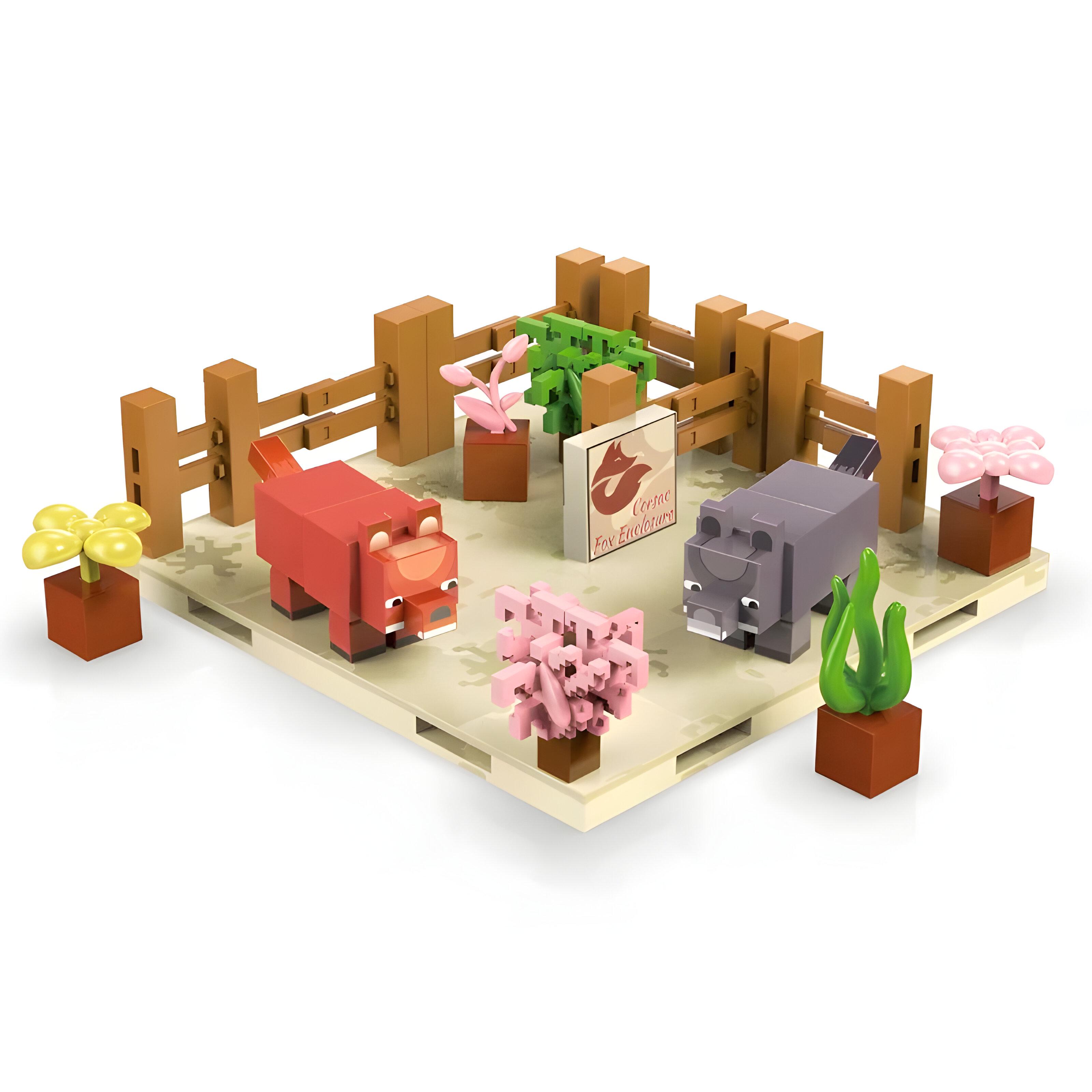 Конструктор магнітний Magnetic World Павільйон з лисицями 77 деталей (Z33007) - фото 1 Конструктор магнітний Magnetic World Павільйон з лисицями 77 деталей (Z33007) - фото 1
