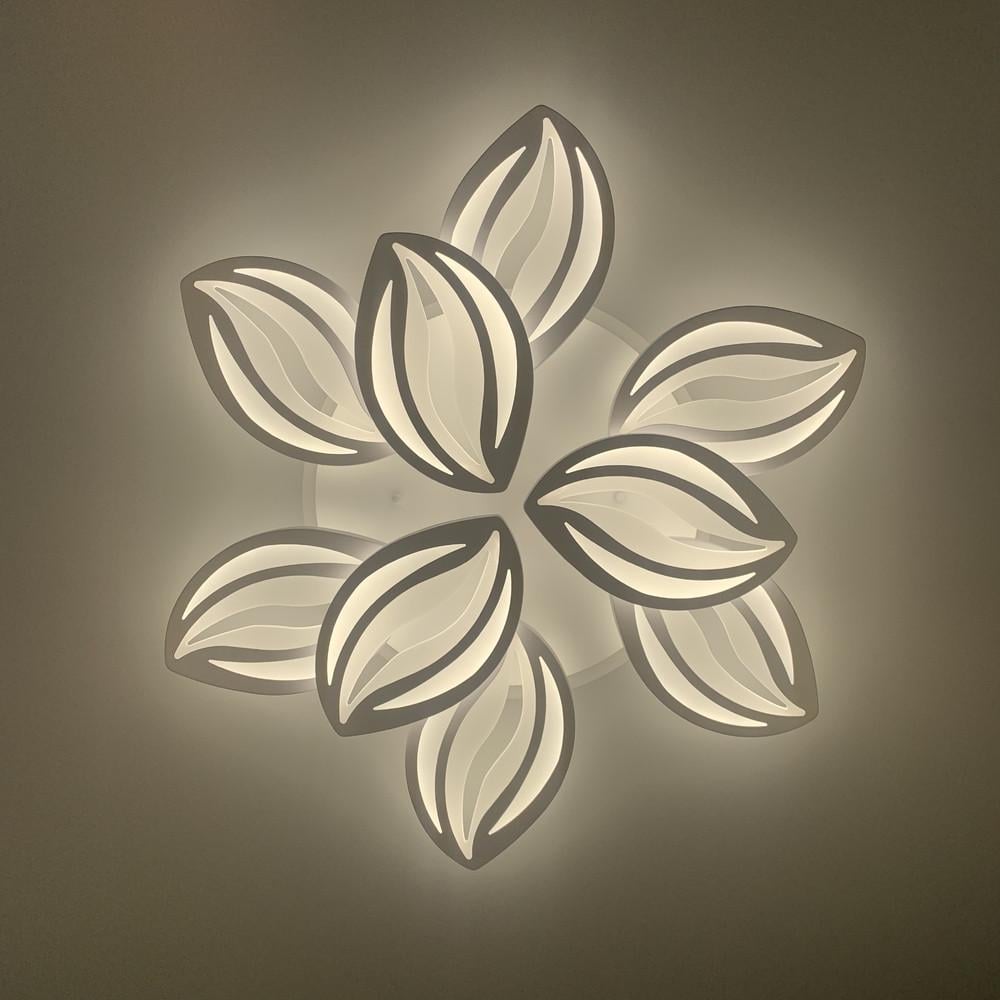 Люстра потолочная LED RGB на 9 лепестков 115W (A 2325/6+3 WT) - фото 4 Люстра потолочная LED RGB на 9 лепестков 115W (A 2325/6+3 WT) - фото 4