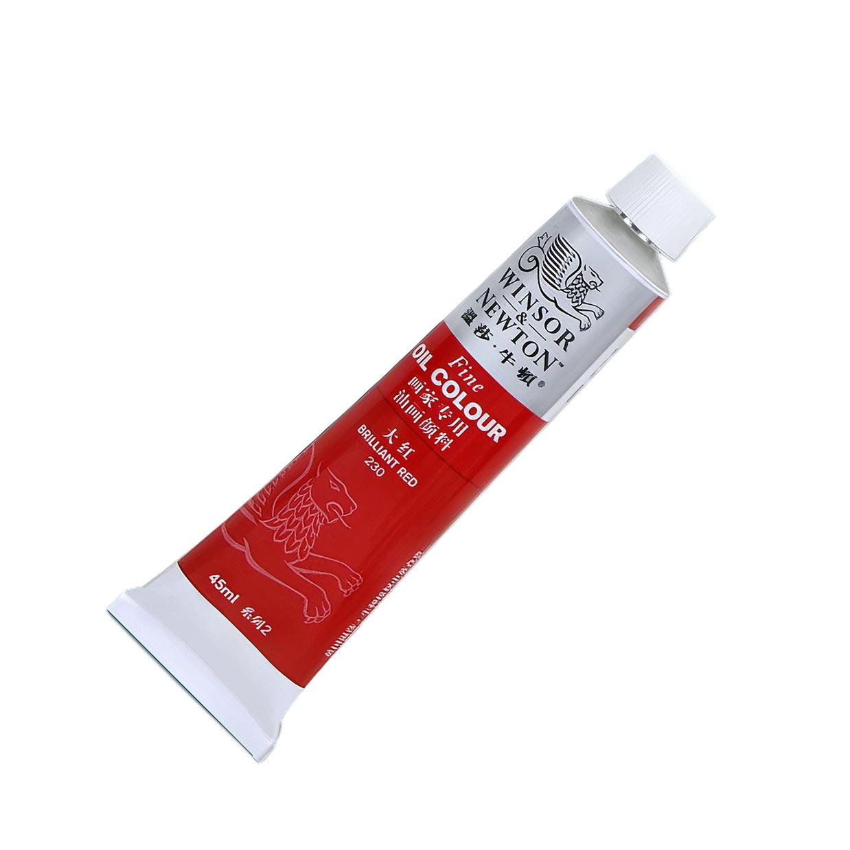 Олійна фарба художня Winsor & Newton туба 45 мл №230 Brilliant Red (WNOP-230)