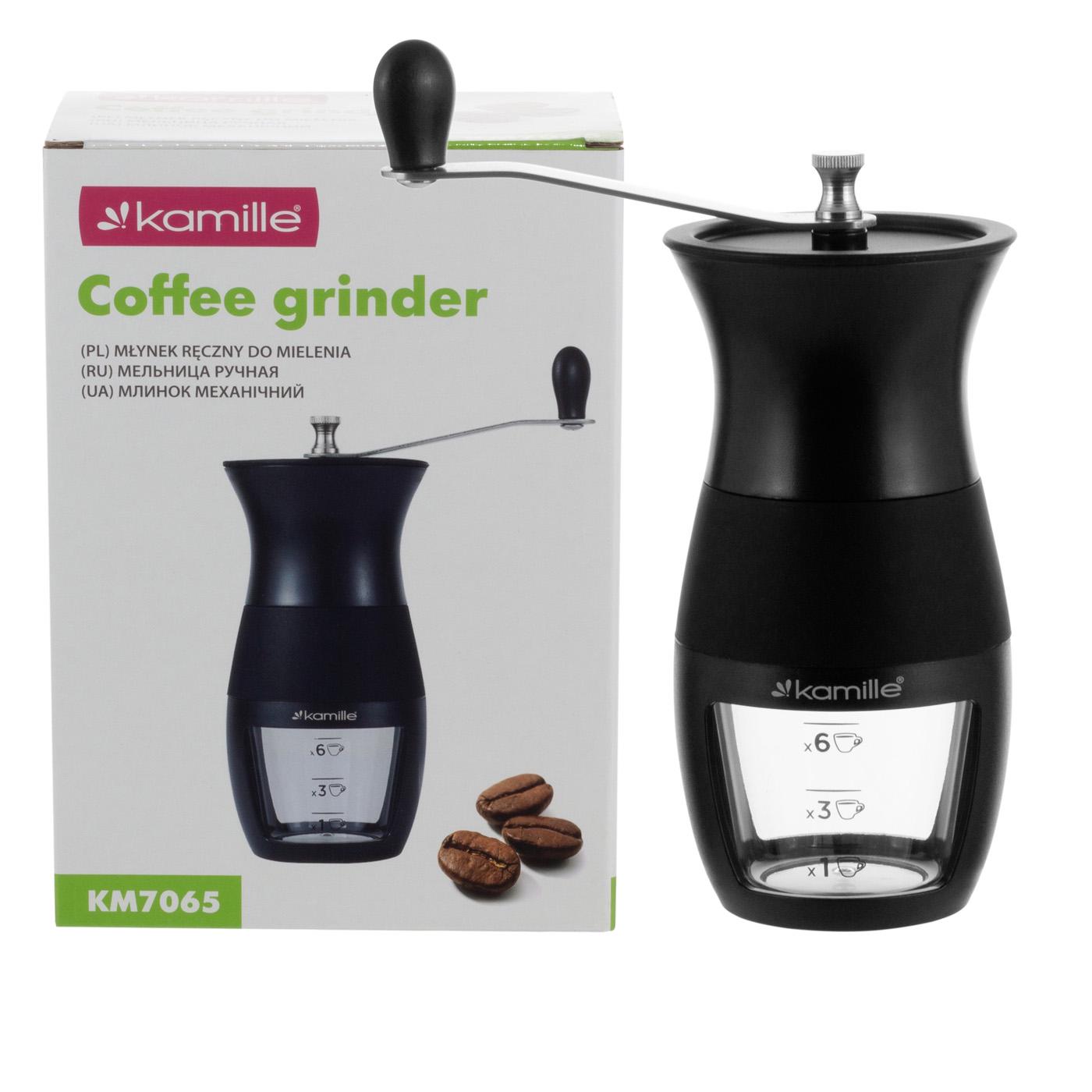 Кофемолка ручная Kamille механическая (7065) - фото 7