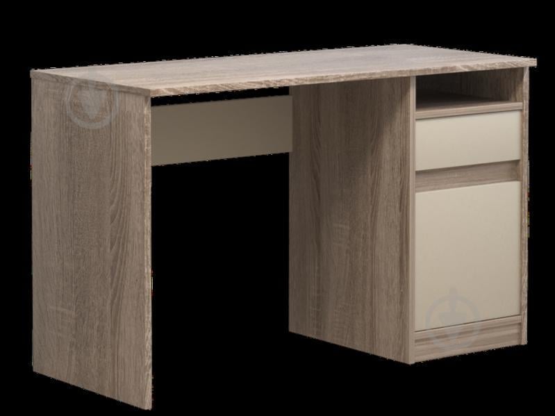 Комп'ютерний стіл Інтарсіо Jusk B 1200х786 мм Дуб сонома трюфель + латте (JUSK_B)