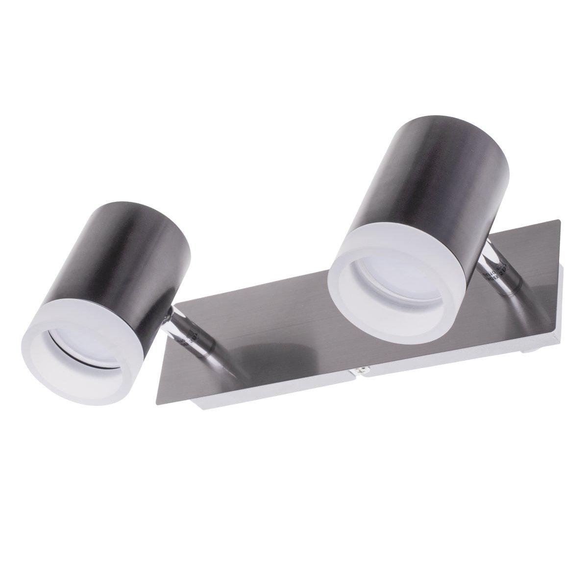 Светильник спот Brille LED HTL-206/2 GU10 for SN+BK (26-783)