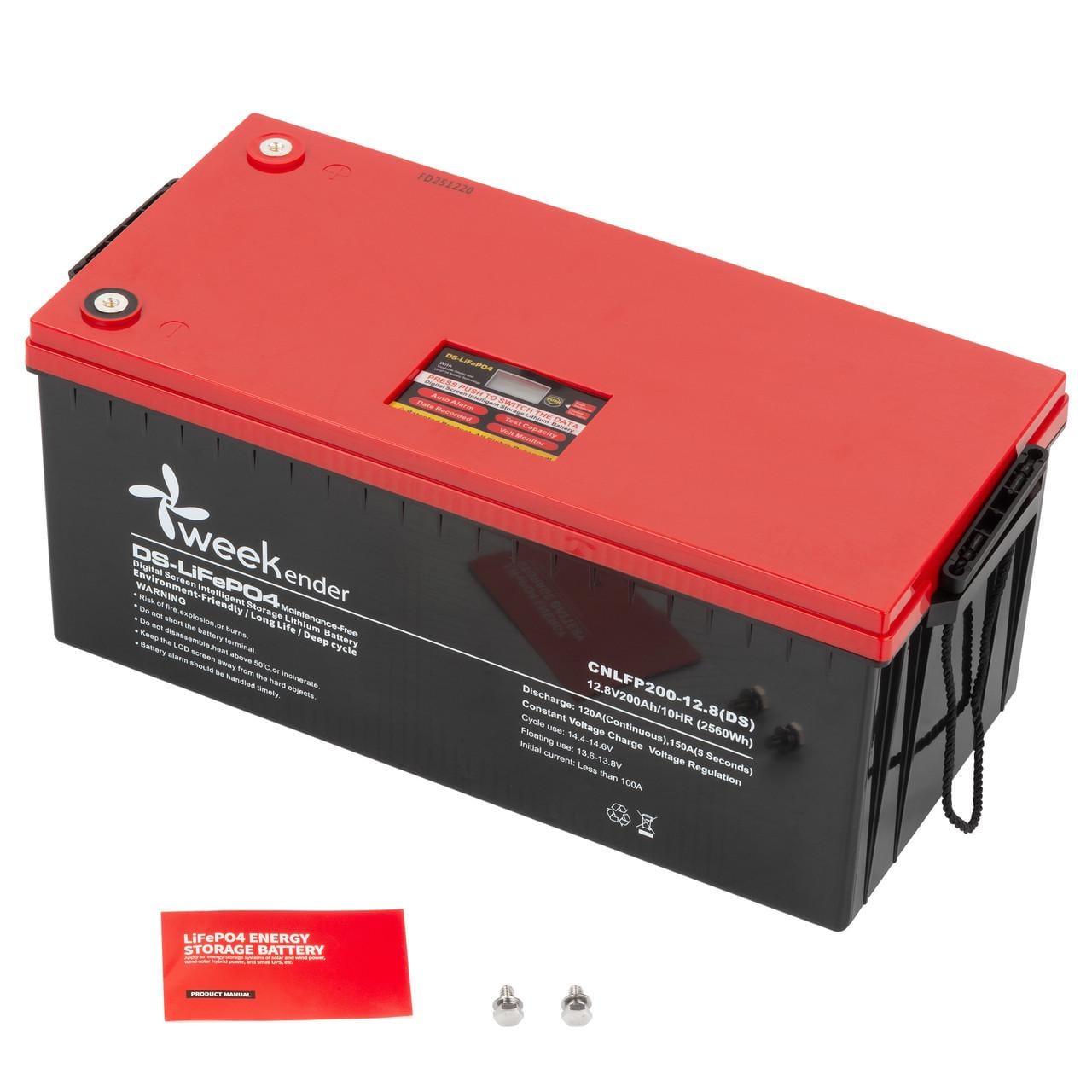 Аккумулятор литий-ферумный с дисплеем Weekender IP66 CNLFP200-12.8/DS (35014865) Аккумулятор литий-ферумный с дисплеем Weekender IP66 CNLFP200-12.8/DS (35014865)