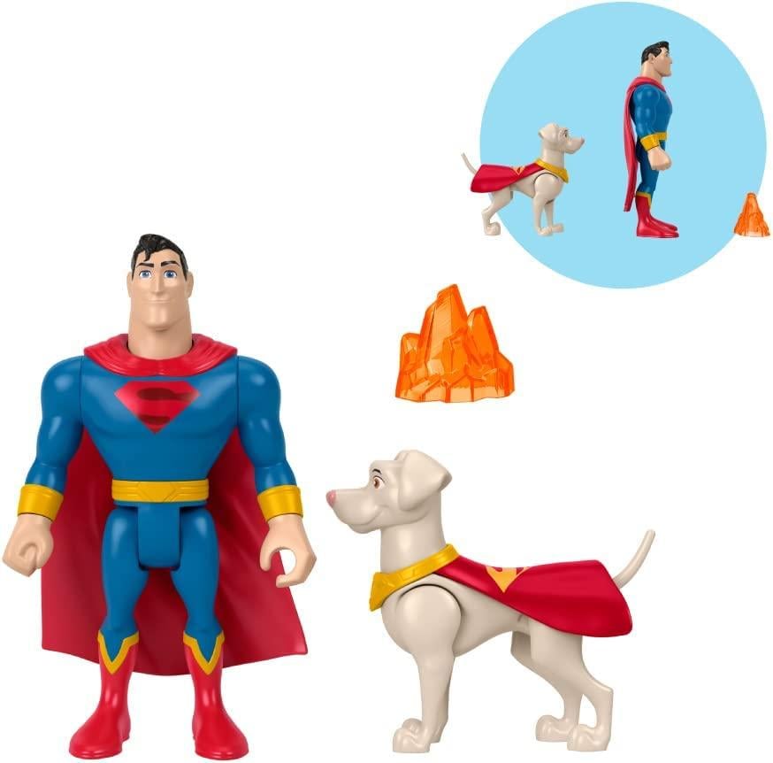Игровой набор Супермен и Крипто DC League Fisher-Price HGL02 (11312417) - фото 7