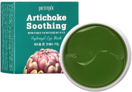 Охолоджуючі гідрогелеві патчі з екстрактом артишоку Petitfee Artichoke Soothing Hydrogel Eye Mask 60 шт. - фото 3