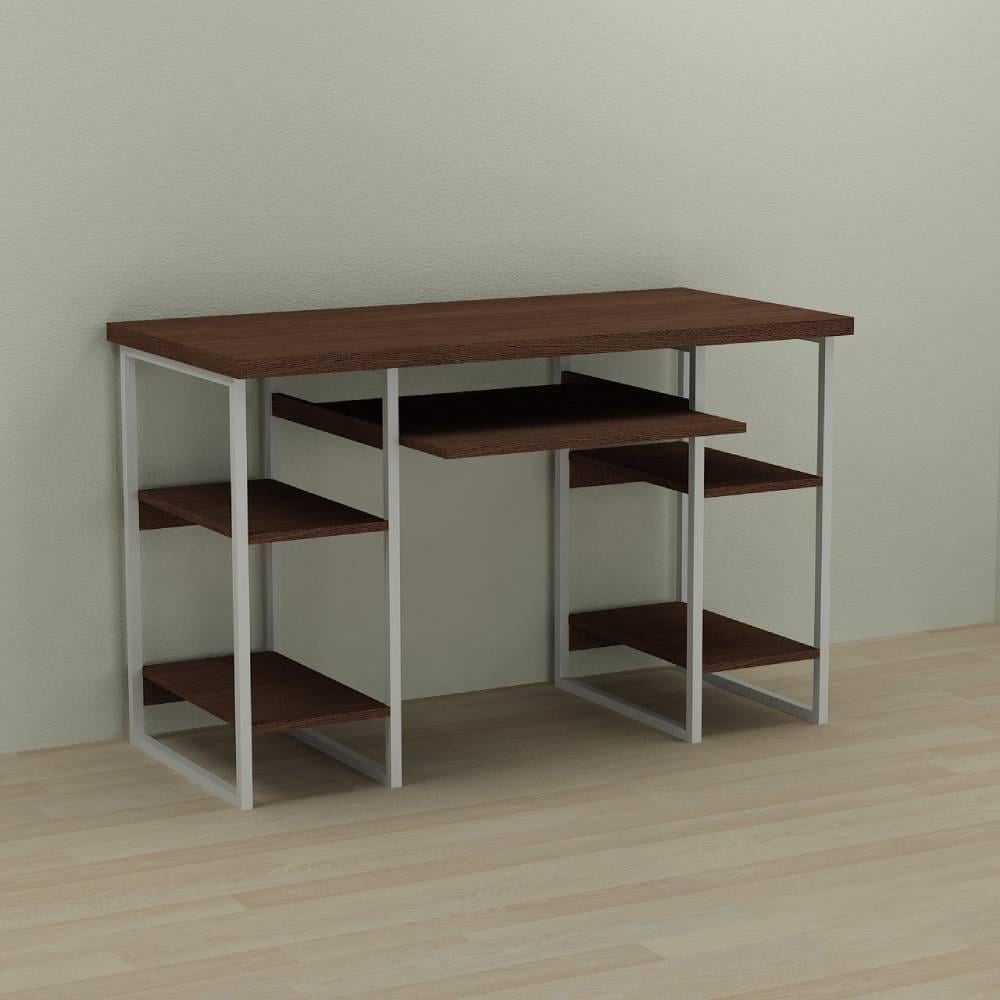 Компьютерный стол Ferrum-decor Тим ДСП 32 мм 75x140x70 см Белый/Венге (FRD-106114) - фото 1 Компьютерный стол Ferrum-decor Тим ДСП 32 мм 75x140x70 см Белый/Венге (FRD-106114) - фото 1