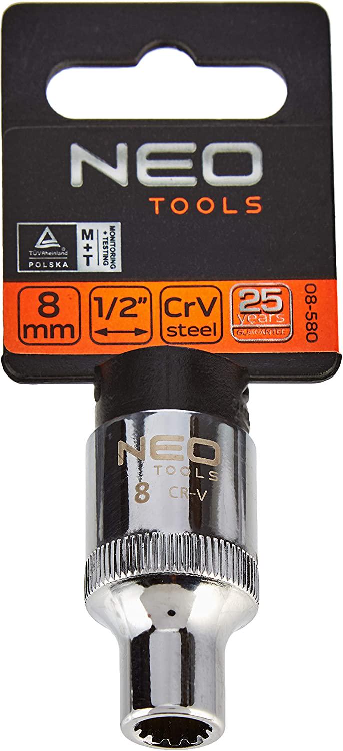 Головка накидная Spline NEO Tools 12-гранная 1/2" 8 мм (21997) - фото 2