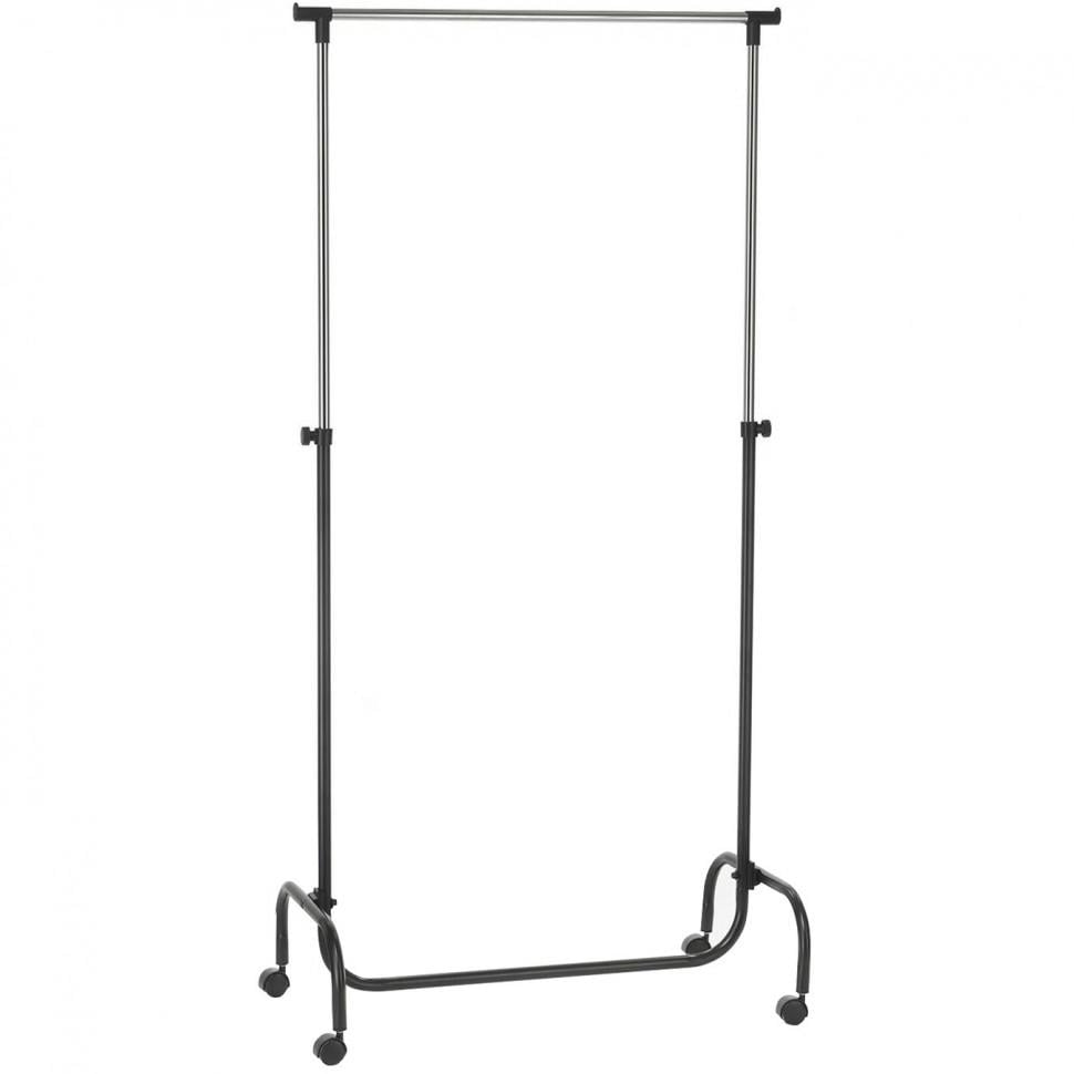 Вешалка-стойка для одежды одинарная (CH-4001-CR-BK)
