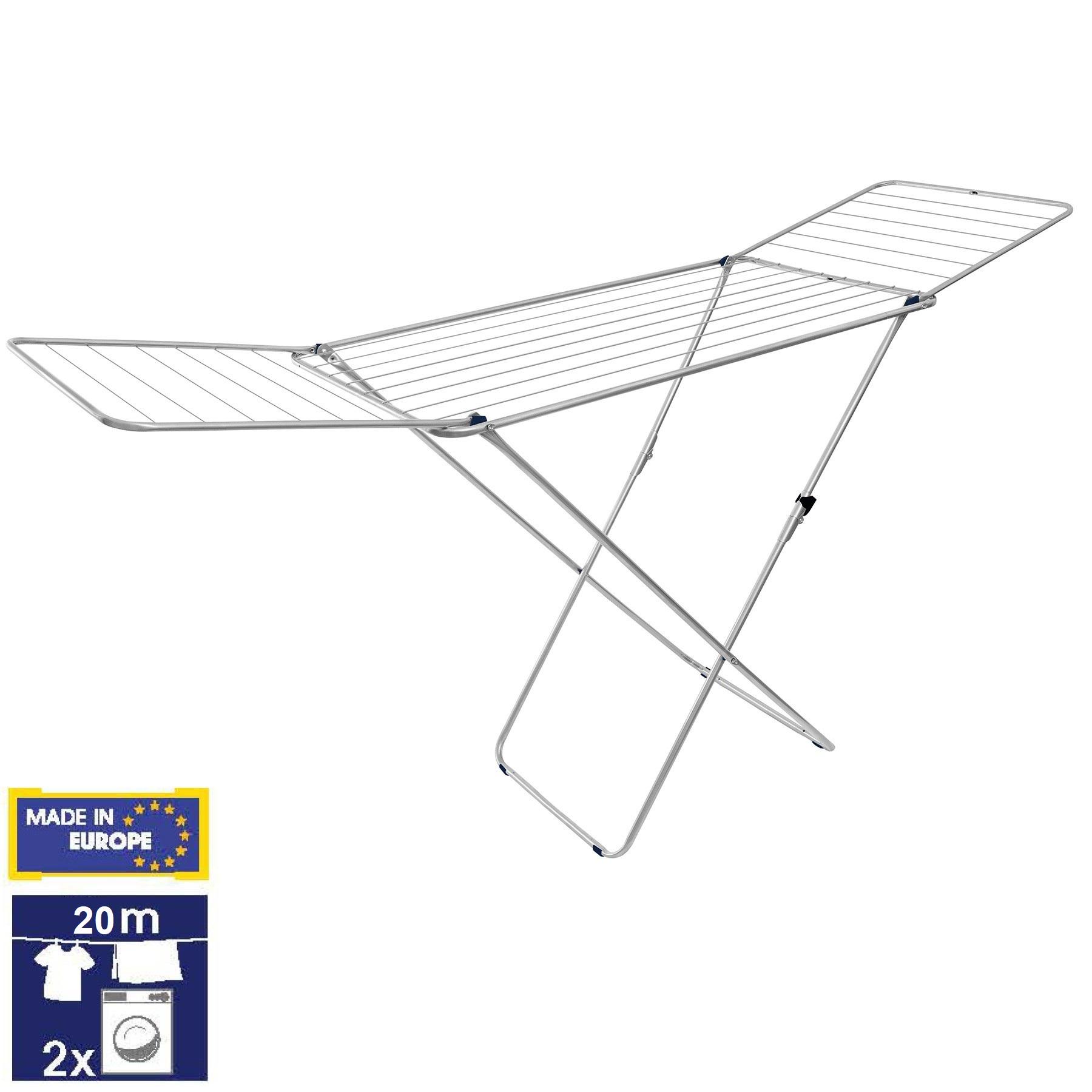 Сушилка для белья напольная Casa Si Pisa 20 м Grey (CS92124C06) - фото 3 Сушилка для белья напольная Casa Si Pisa 20 м Grey (CS92124C06) - фото 3