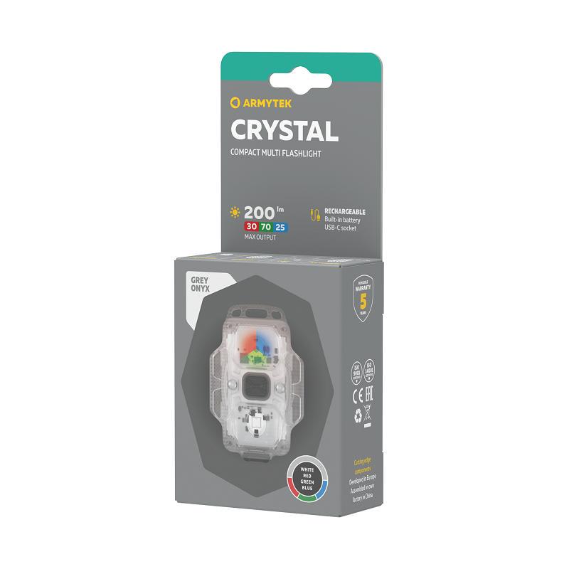 Ліхтар мультифункціональний Armytek CRYSTAL v2 WRGB Grey (23945298) - фото 5