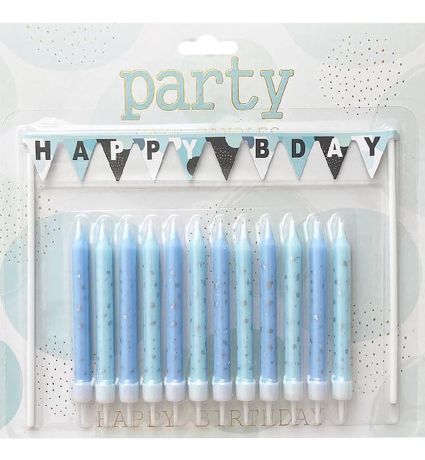 Свечи для торта Party 8 см 12 шт. Blue (13449642) Свечи для торта Party 8 см 12 шт. Blue (13449642)