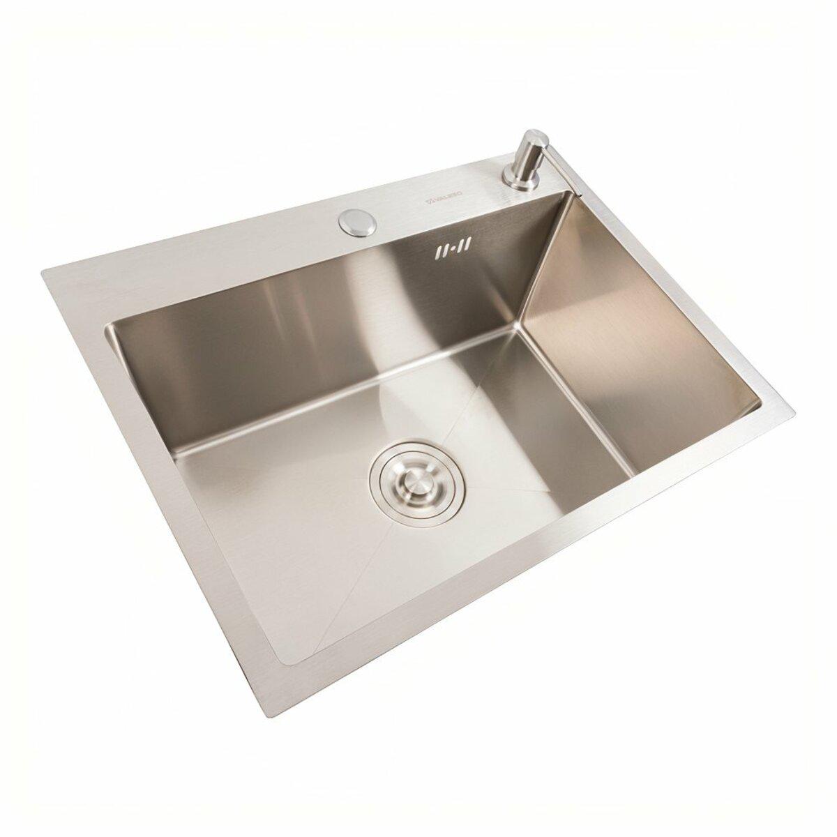 Мийка Valeso Handmade із змішувачем KN36 58x43 см (122512) - фото 5 Мийка Valeso Handmade із змішувачем KN36 58x43 см (122512) - фото 5