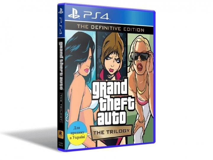 Игра GTA The Trilogy Definitive Edition для PS4 Blu-ray (0092)