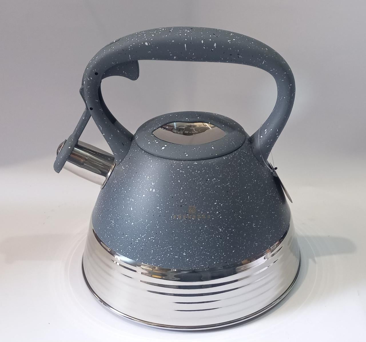 Чайник со свистком Edenberg EB-8827-Grey 3 л серый