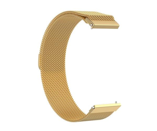 Ремешок металлический Milanese Magnetic для смарт-часов Nothing CMF Watch Pro/Pro 2/Pro 3 22 мм Золотой