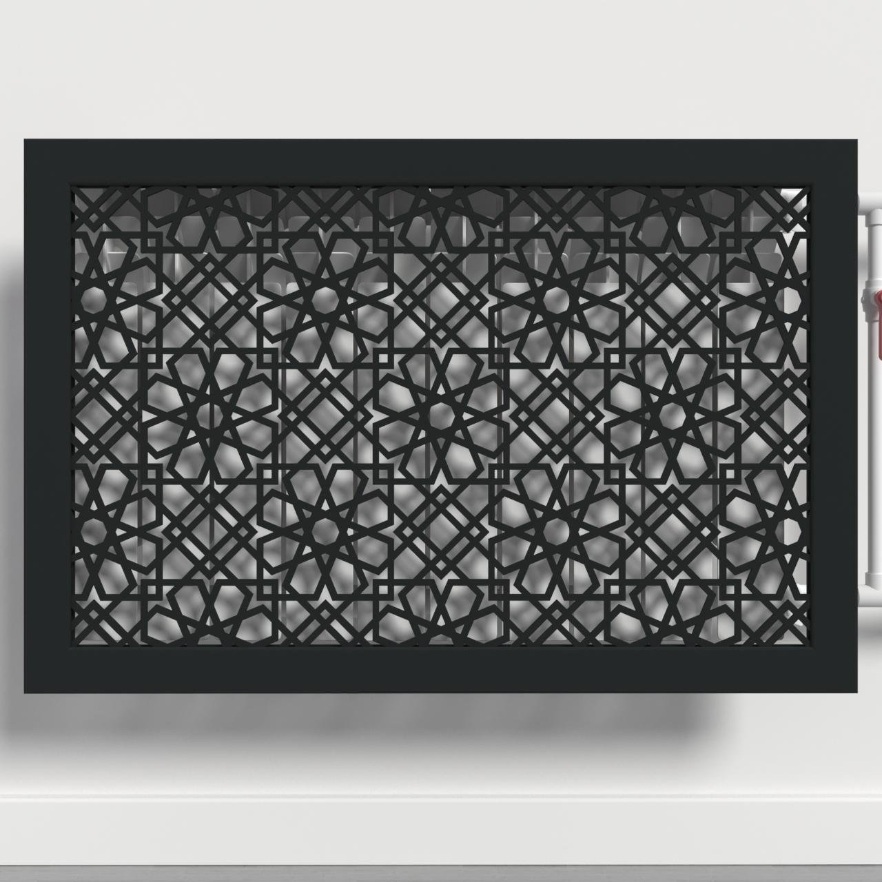 Решетка-экран на батарею SMARTWOOD 1500 мм Чорный (R20235107) Решетка-экран на батарею SMARTWOOD 1500 мм Чорный (R20235107)