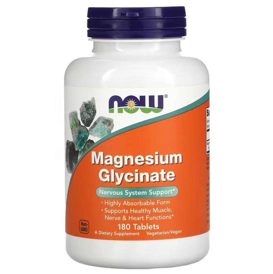 Витамины Now Foods Magnesium Glycinate 180 таблеток