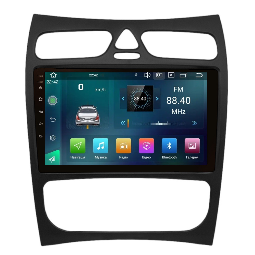 Магнитола штатная CYCLONE C9-006 DVR DSP Carplay 2/32 GB для Mercedes C-Class W203 2000-2004 г. (AR-81375)