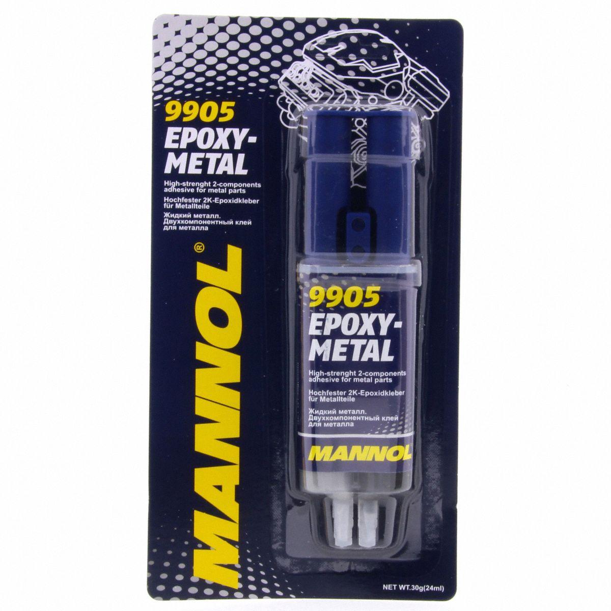 ᐉ Двухкомпонентный клей для металла Mannol 9905 EPOXY-METALL 30 г ...