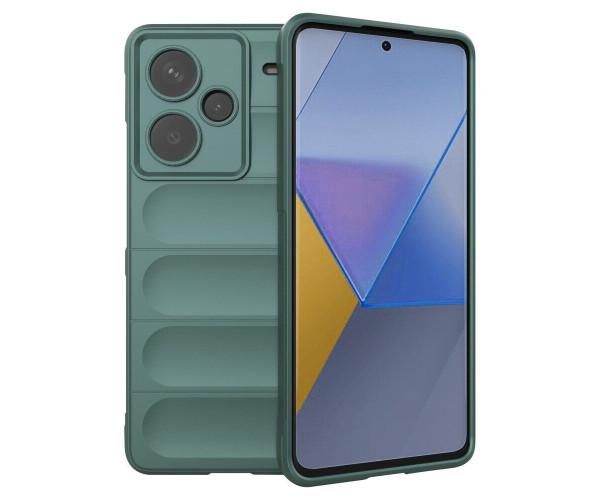 Чехол - накладка Ricco Phantom Shield для Xiaomi Redmi Note 13 Pro Plus 5G с защитой при падении Зелёный
