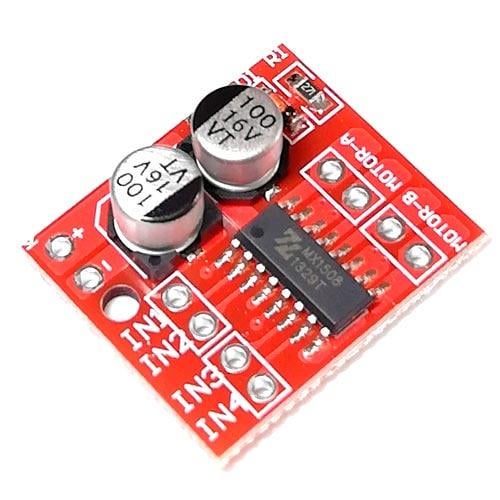 Драйвер двигателя 2-канальный H-мост MX1508 L298N Mini для Arduino (313370)