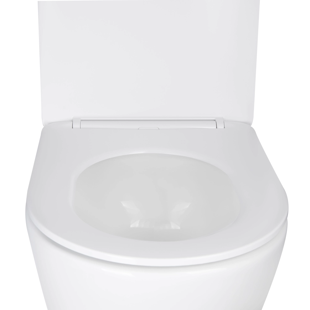 Унітаз підвісний Qtap Swan безободковий Ultra Quiet з сидінням Soft-close (QT16335179W) - фото 7