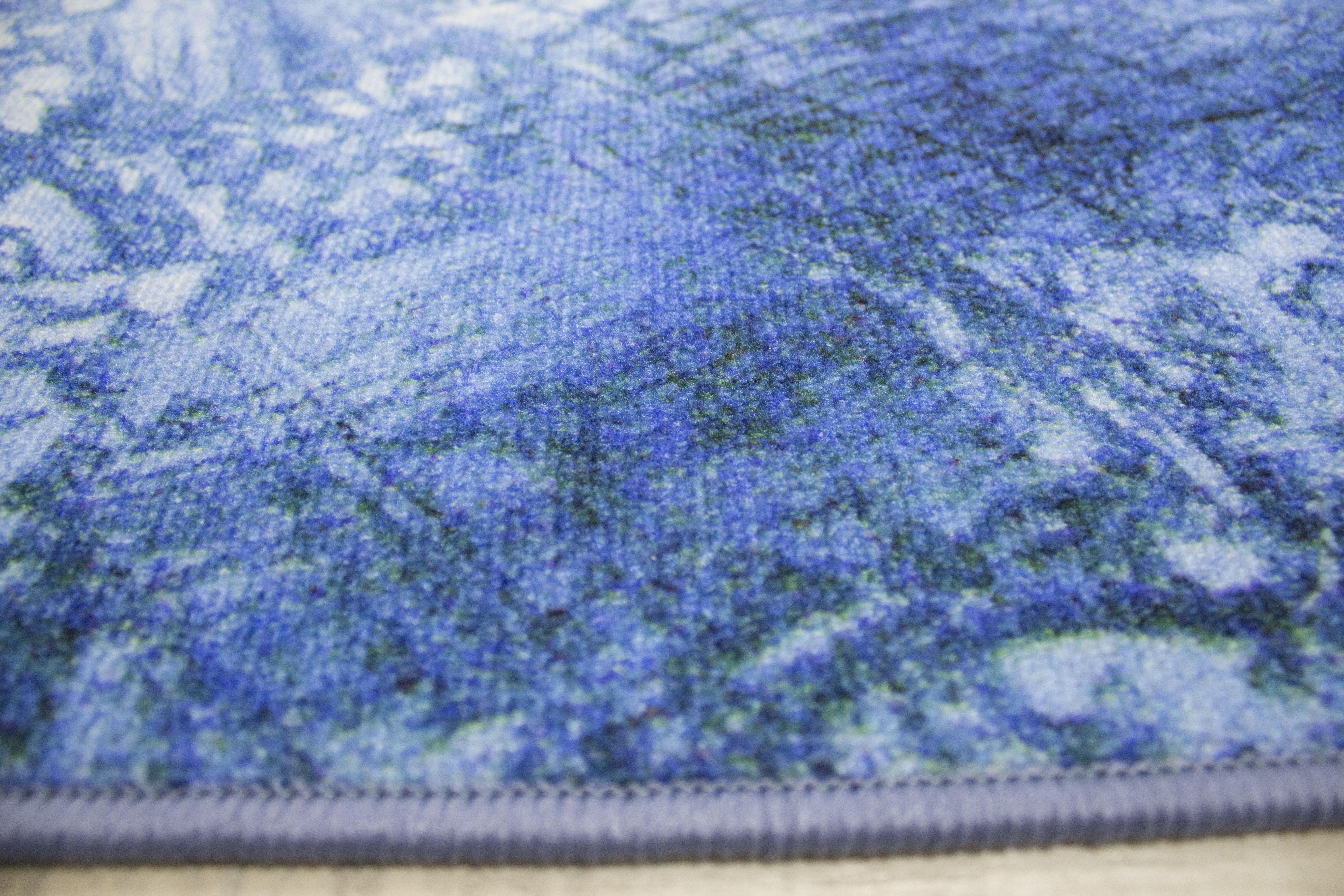 Коврик Print Digital 100x150 см Синий мрамор (24167011) - фото 8 Коврик Print Digital 100x150 см Синий мрамор (24167011) - фото 8