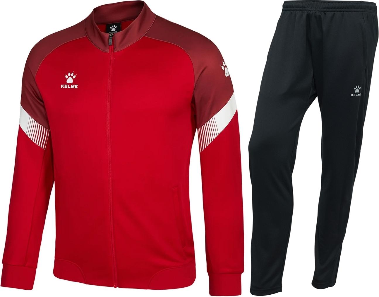 Спортивный костюм детский Kelme WARRIOR 160 см Красно-черный (8061WT3002.9600_8261CK3013.9000)