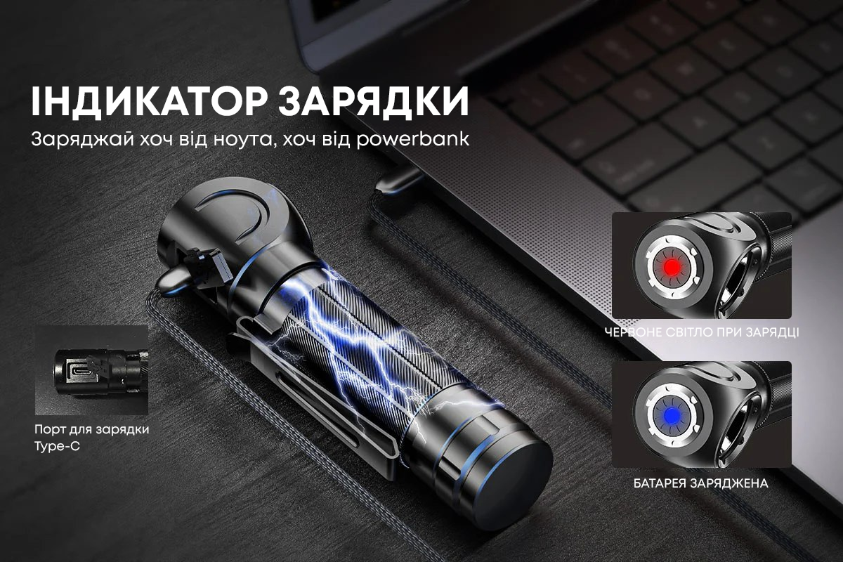 Ліхтар світлодіодний акумуляторний із кліпсою та магнітом (0004) - фото 7 Ліхтар світлодіодний акумуляторний із кліпсою та магнітом (0004) - фото 7