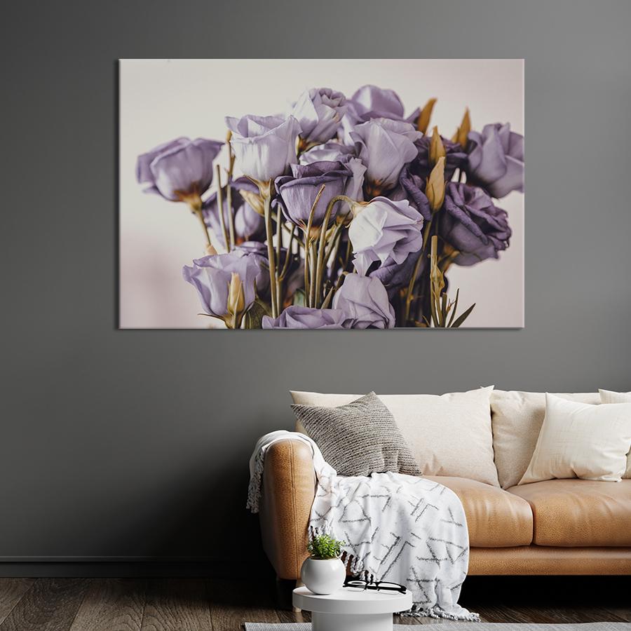 Картина на холсте Сиреневые колокольчики 51x34 см (988-1)