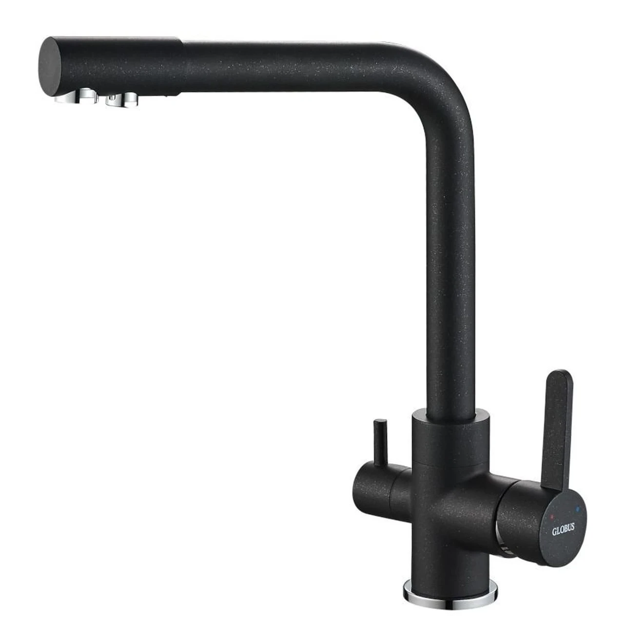 Змішувач для кухні під осмос Globus Lux LAZER GLLR-0444-1-ONIX (1000000592)
