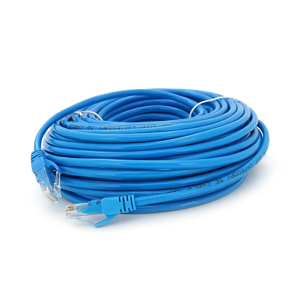 Патч-корд литий Ritar UTP RJ45 Cat,5e 20 м Cu мідь Синій