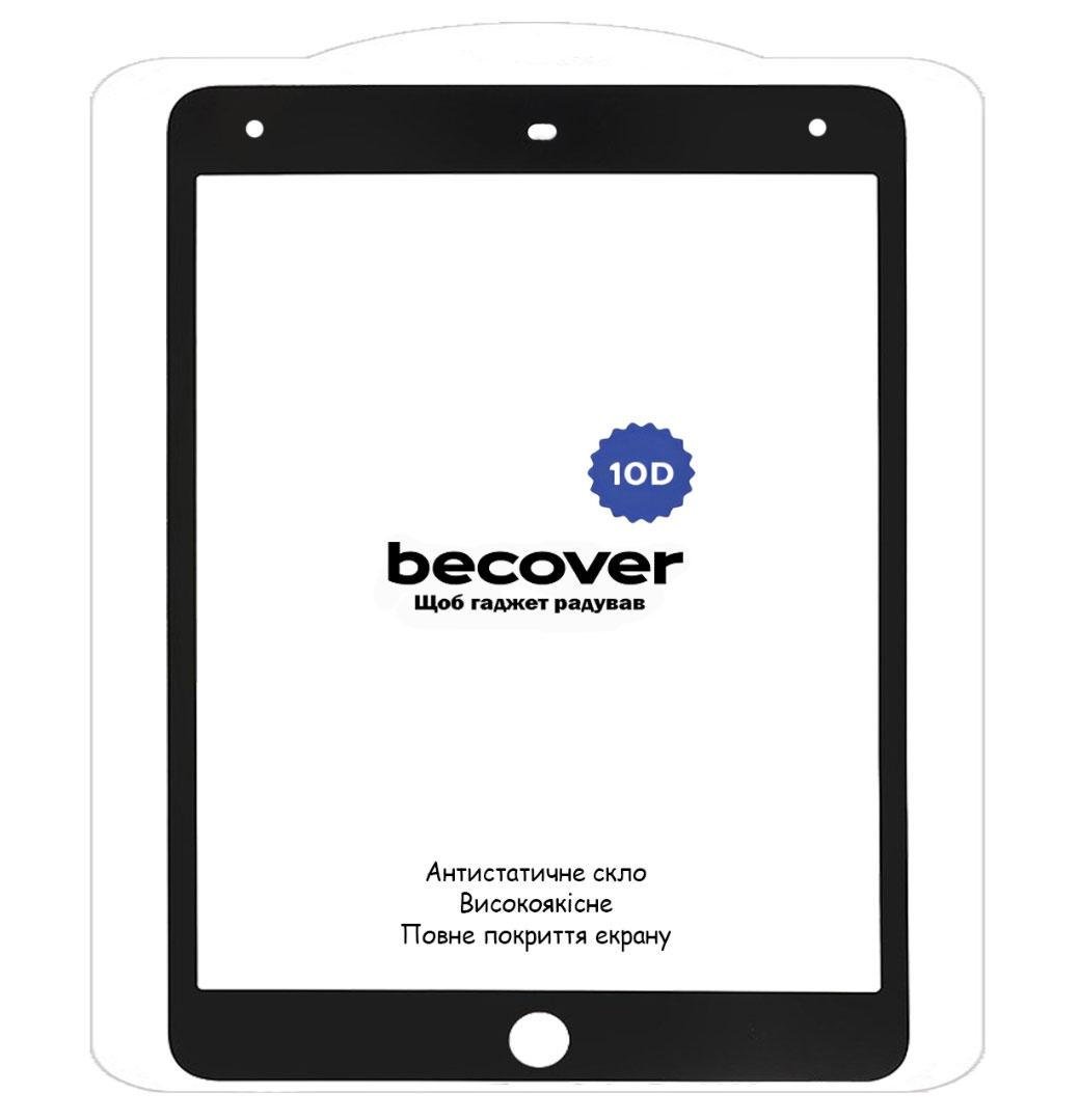 Защитное стекло BeCover 10D для планшета Apple iPad 10,2" 2019/2020/2021 Black (2103424021)