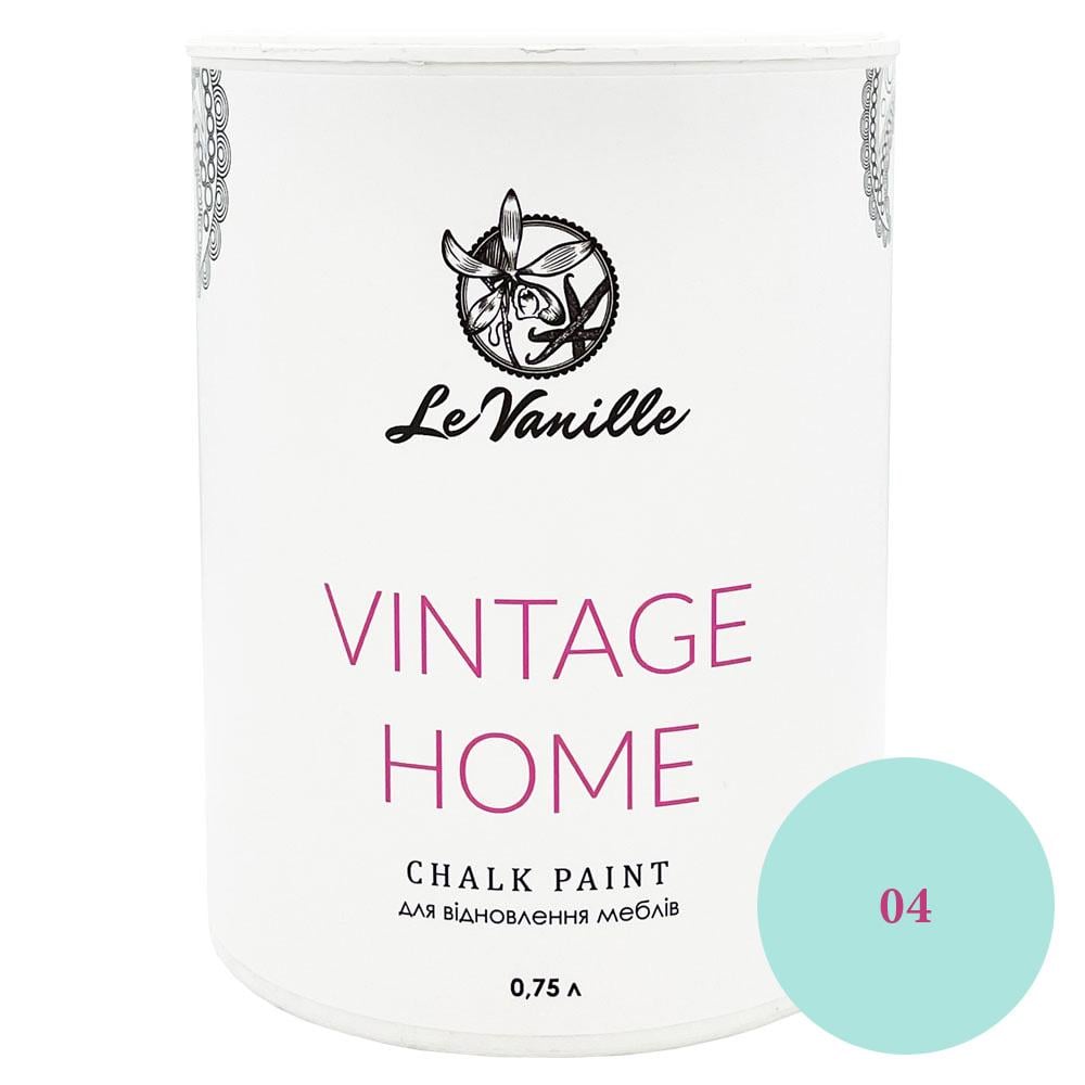 Меловая краска Le Vanille Vintage Home 0,75 л Светло-мятный (02104)