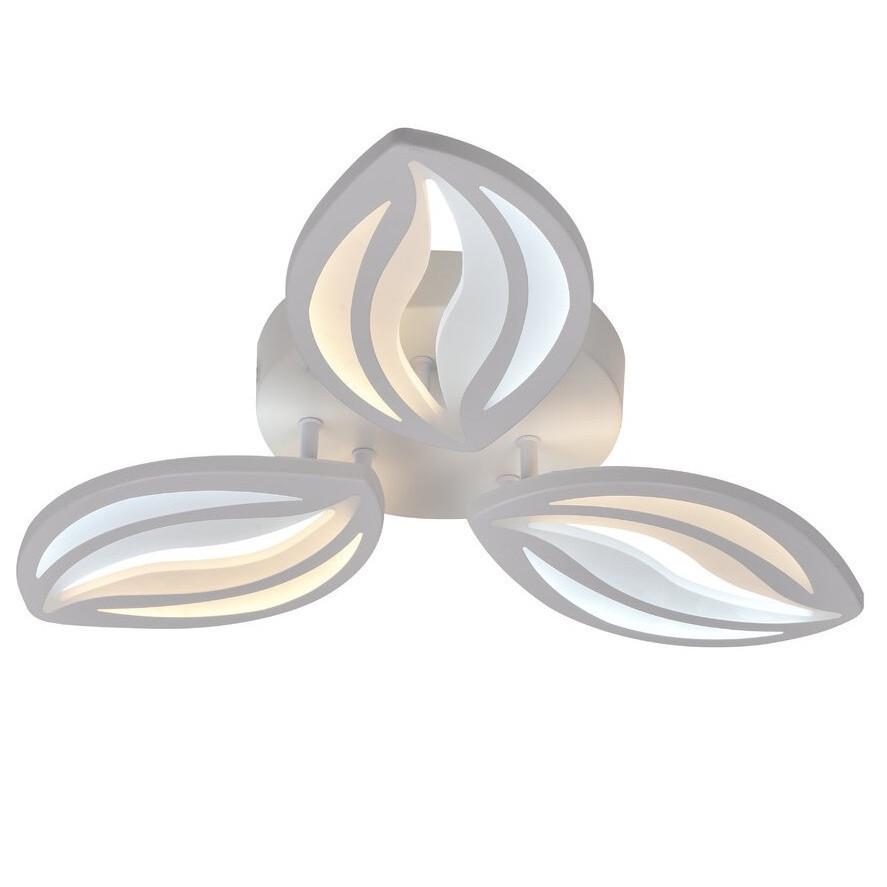 Люстра светодиодная Sirius 44W 3000-6500К Белый (6043-3 WT 44W)