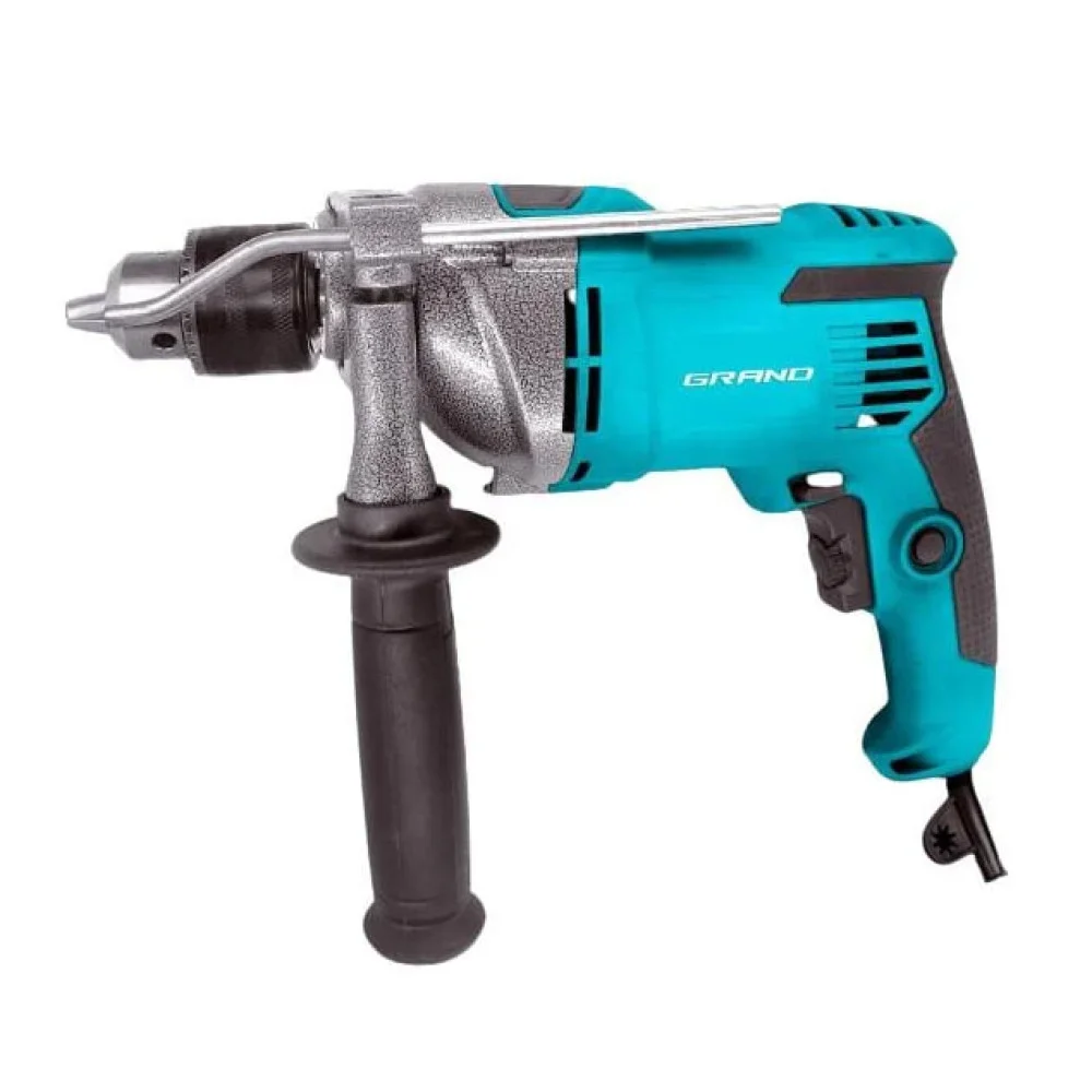 Дрель электрическая ударная Grand ДЭУ-1500 PRO - фото 1