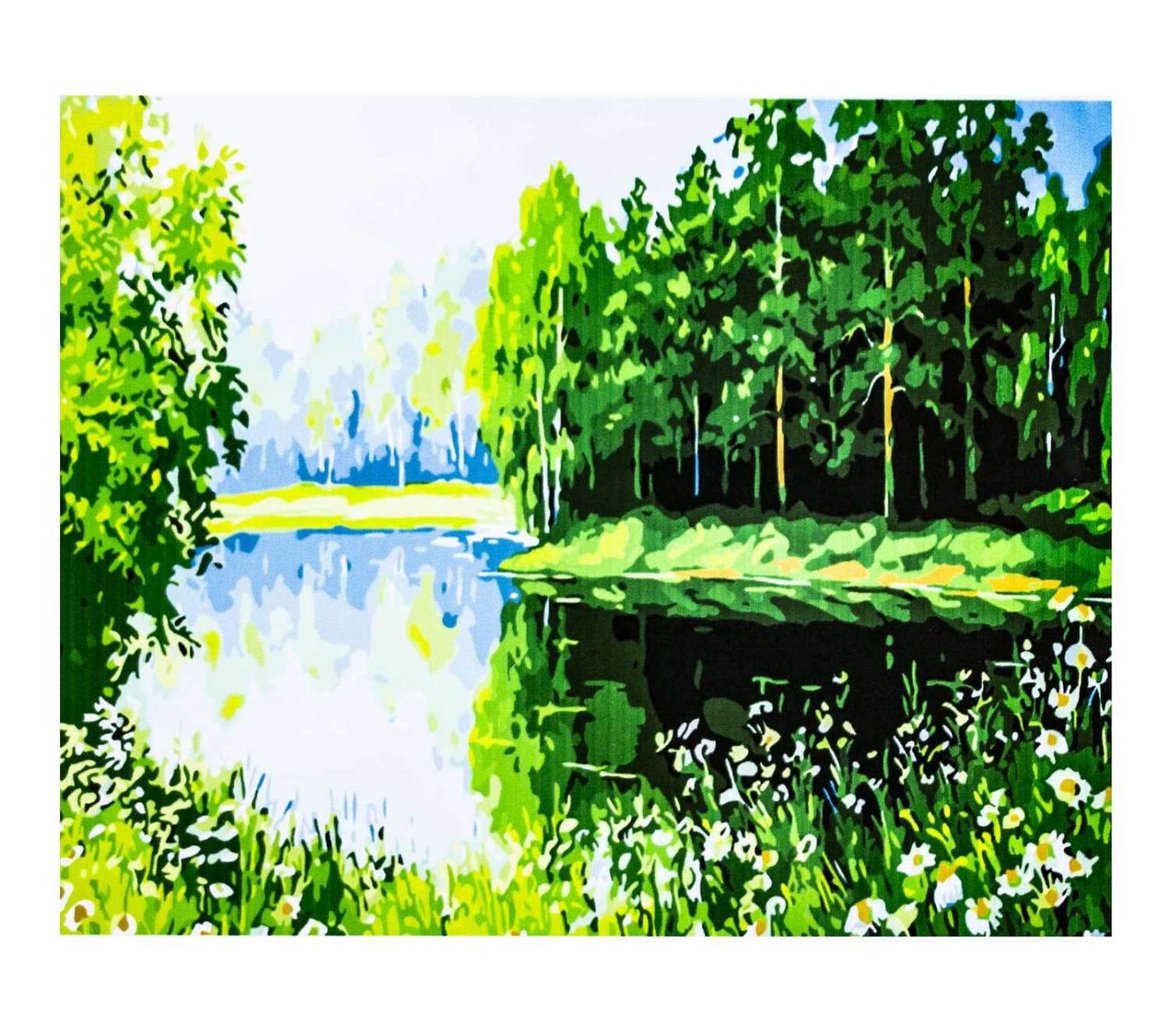 Картина по номерам Природа с красками и кистями 40х50 см Multicolor (6727)