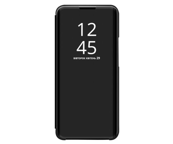 Чехол книжка зеркало Clear View для Realme C33 Черный