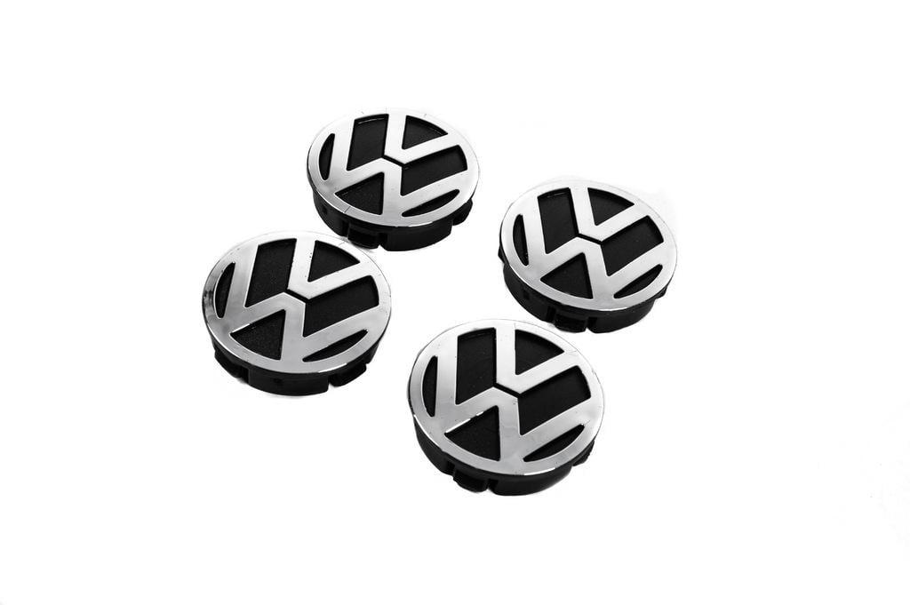 Колпачки в диски 59/55 мм vw60tur Davs Auto для Volkswagen abs-пластик Черный