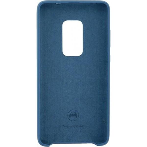 Чехол защитный противоударный Huawei Mate 20 Silicone Car Case Силикон Синий - фото 8