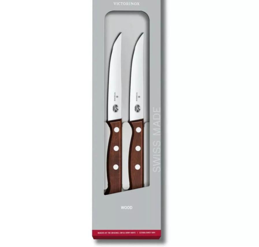 Набор ножей кухонных Victorinox Wood Steak Set 2 Vx51200.12G (20797580) Набор ножей кухонных Victorinox Wood Steak Set 2 Vx51200.12G (20797580)