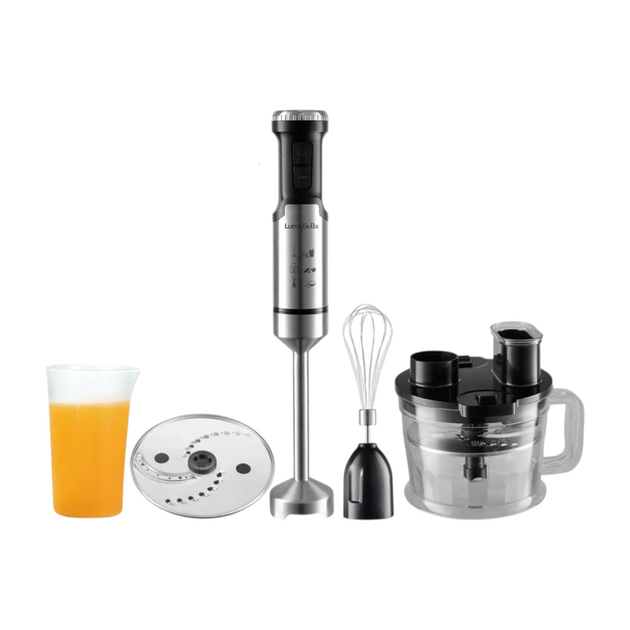 Блендер погружной LumaBella LB-52006 с измельчителем 600 Вт Серый с черным (2769167882)